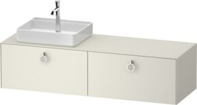Duravit Waschtischunterschrank White Tulip in White, Breite: 160 cm, Tiefe: 55 cm, Höhe: 40,8 cm - Bild 1