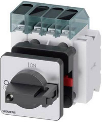 Siemens Lasttrennschalter Schwarz 4polig 16A 1 Schließer 1 Öffner 690 V/AC 16mm² 3LD30501TL11 - Bild 1