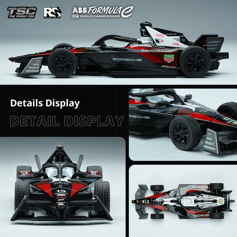 Tsc Speed Porsche, Formel-Rennwagenmodell, 1:43, Metall, ab 3 Jahre - Bild 3