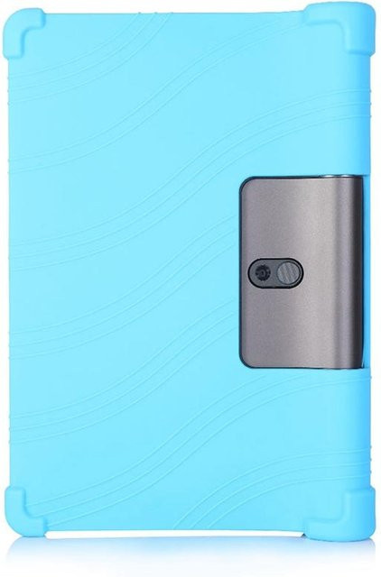 Babysichere Silikonhülle für Lenovo Yoga Smart Tab YT-X705F 2019 (10,1 Zoll) in Hellblau - Bild 1