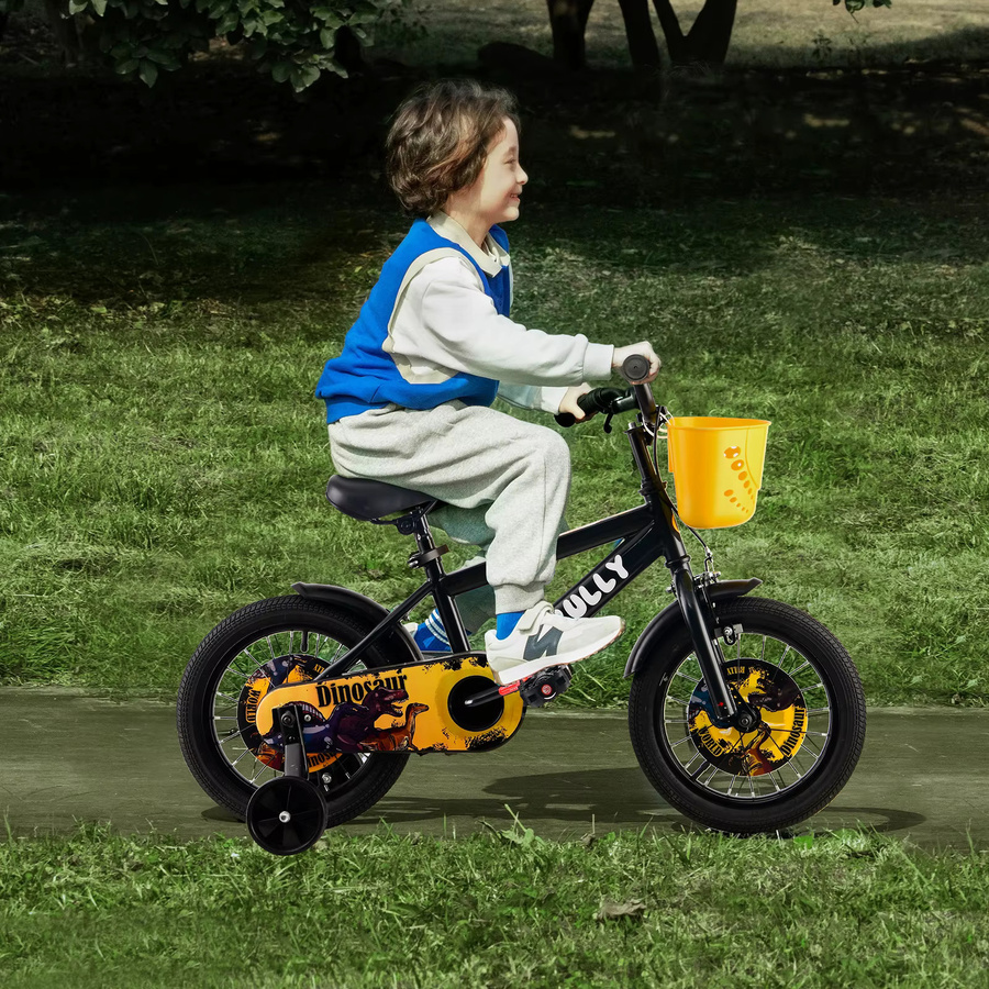 sinaopus Kinderfahrrad Dino, mit Stützrädern, 2-7 Jahre - Bild 4