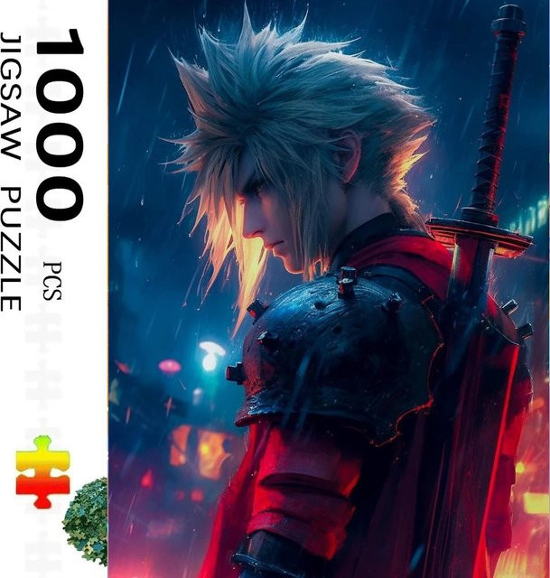 KAYOU Final Fantasy Cartoon-Puzzle, Pappe / Karton, bunt / mehrfarbig - Bild 1