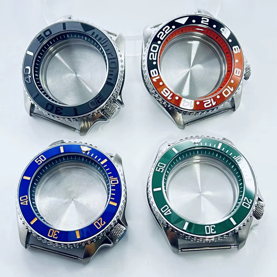QUKE Uhrengehäuse Silber, Keramiklünette, 42 mm, Unisex - Bild 2