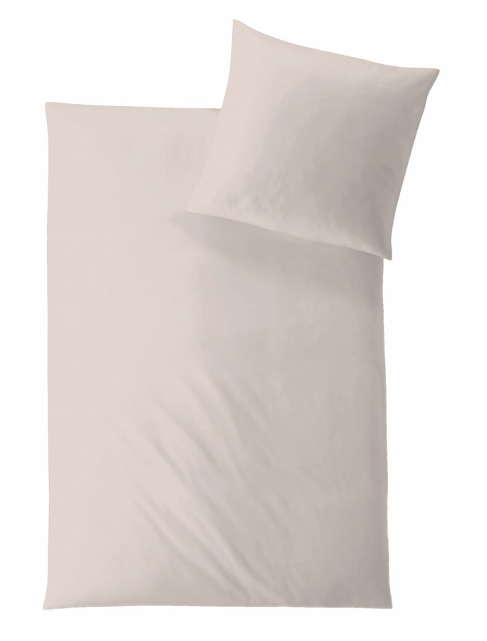 Hefel Classic Uni Mako-Satin Bettwäsche aus Lyocell mit Reißverschluss, allergikerfreundlich und OEKO-TEX Standard 100 - Bild 1