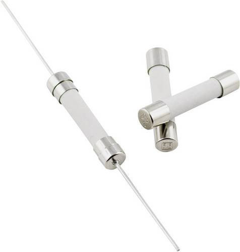 ESKA Feinsicherung 0,1A 500V Flink -F- Silber, 10 Stück, Durchmesser: 6,3 mm, Länge: 32 mm - Bild 1