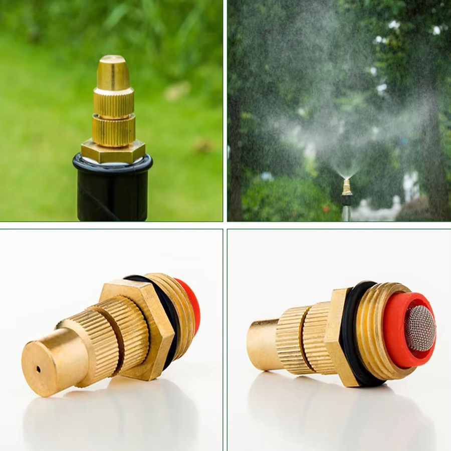 Einstellbare Bewässerungsdüse mit G1/2'' Außengewinde für Garten und Sprinkler als Sprühkopf oder Nebeldüse - Bild 4