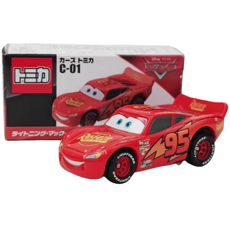 Tomy Tomica McQueen Pixar Cars Century Modellauto, Rennwagen, Metall, Rot - Bild 7