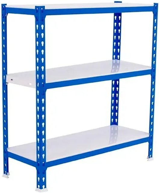 PROREGAL Schwerlastregal Baby Metal Shark H x B x T: 90 x 100 x 50 cm, Blau-Weiß - Bild 1