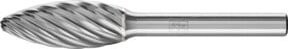 PFERD Hochleistungsfrässtift INOX Flamme B für Edelstahl, Farbe: Silber, Durchmesser: 12 mm, Länge: 30 mm, Schaft-Durchmesser: 6 mm - Bild 1