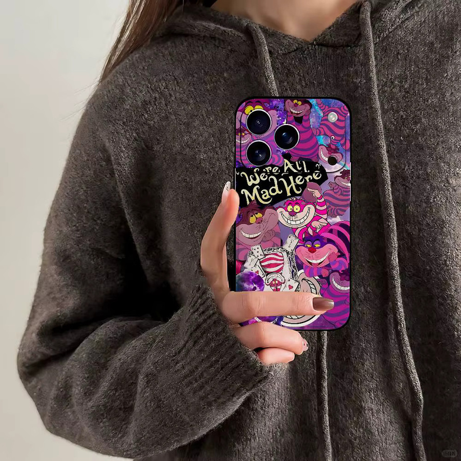 C-Cheshire Cat Handyhülle für iPhone 11 bis iPhone 17 Pro Max in Multicolour - Bild 4