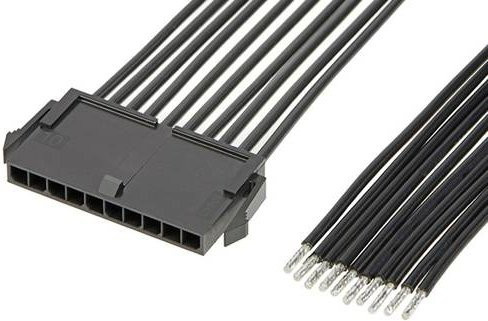 Molex Stiftgehäuse-Kabel 2147531102 in Schwarz - Bild 1