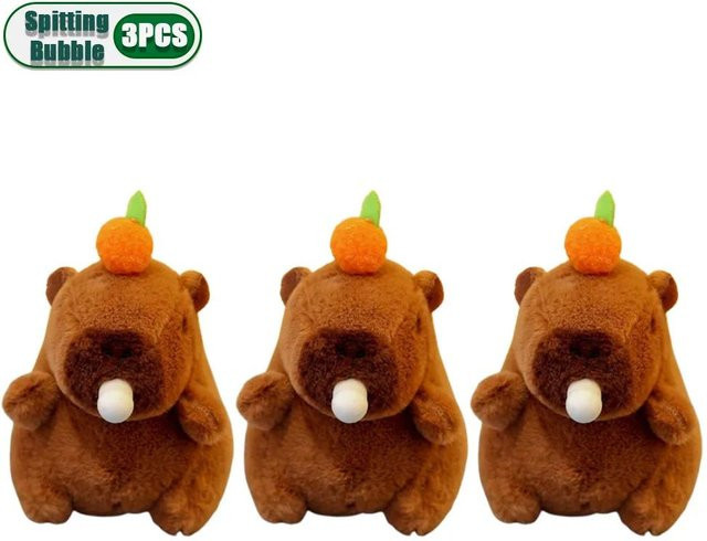 Yiran toy Capybara Plüsch-Schlüsselanhänger, wedelnder Schwanz, 1-20 Stück-Set - Bild 1
