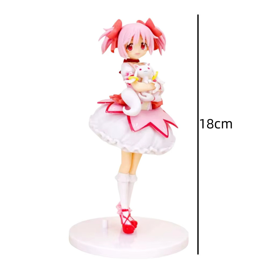 Bandai Kaname Madoka Anime Mädchenfigur, PVC-Modell Statue, 18cm - Bild 3