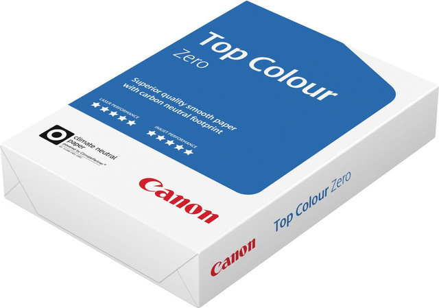 Canon Top Colour Zero A4-Papier, weiß, satiniert, 120g/m², 500 Blatt, FSC-zertifiziert - Bild 1