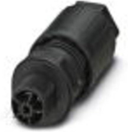 Phoenix Contact Rundsteckverbinder QPD 1582559 Schwarz, 4 + PE Polstellen - Bild 1