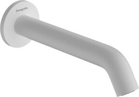 Hansgrohe Wanneneinlauf Tecturis S in Mattweiß mit einer Ausladung von 198 mm - Bild 1