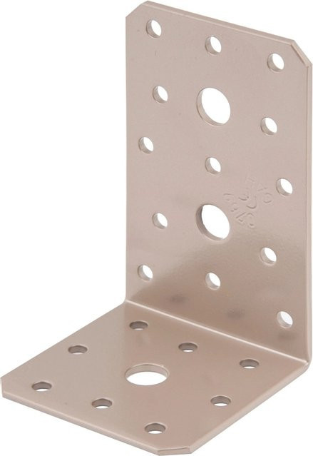 GAH Alberts Duravis Winkelverbinder aus Stahl in Perlbeige, Duplexbeschichtet, B/T/H: 100 x 60 x 60 mm - Bild 1