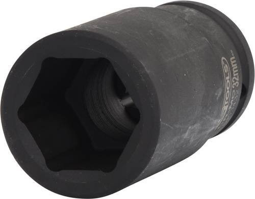 KS Tools Kraft-Stecknuss 3/4 Zoll lang, 32mm, Chrome-Molybdän, Schwarz - Bild 1