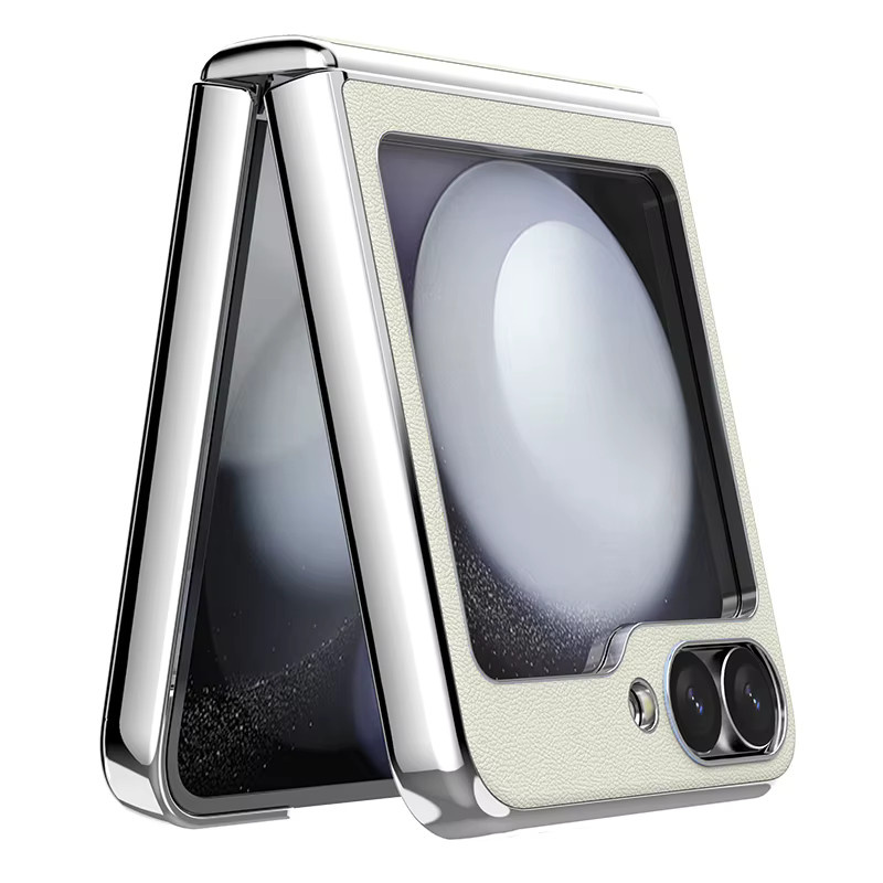 NILLKIN CamShield Flip Schutzhülle für Samsung Z Flip 7 FE und Z Flip 6 mit Metallrahmen-Design in Weiß, Ultra Slim 0,8mm und magnetischem Schutz - Bild 3