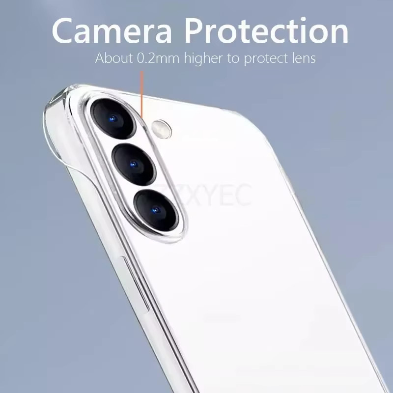 Transparente Rahmenlose Hartschalen-Schutzhülle für Samsung Galaxy S26 S25 S24 S23 S22 S21 Ultra Plus FE Edge - Bild 3