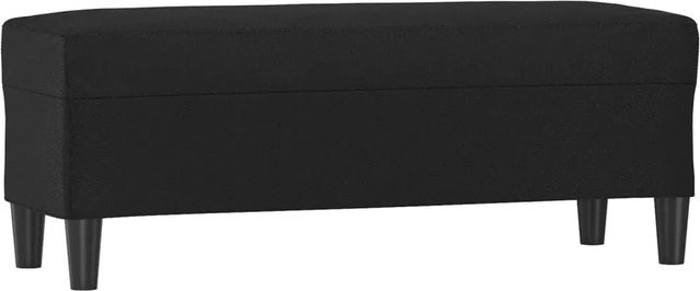 vidaXL Sitzbank aus Kunstleder in Schwarz, B/T/H: 100 x 35 x 41 cm - Bild 1
