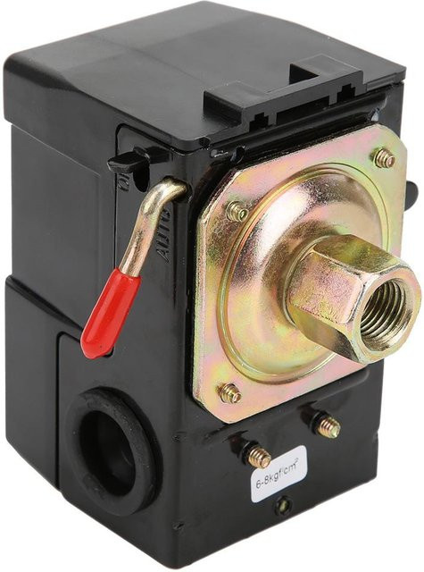 Mechanischer Kompressorschalter mit Automatikstart für Pneumatikteile, Schwarz, 8 kg - Bild 1