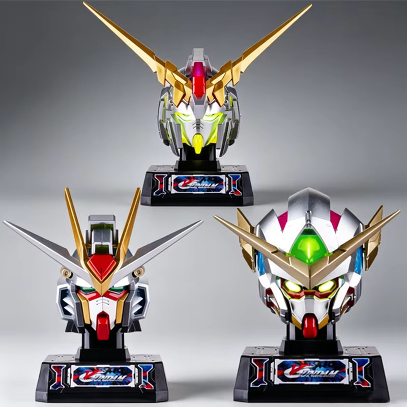Bandai Strike Freedom Kopfskulptur Figur, Leuchtendes Modell, 3-teiliges Set - Bild 2