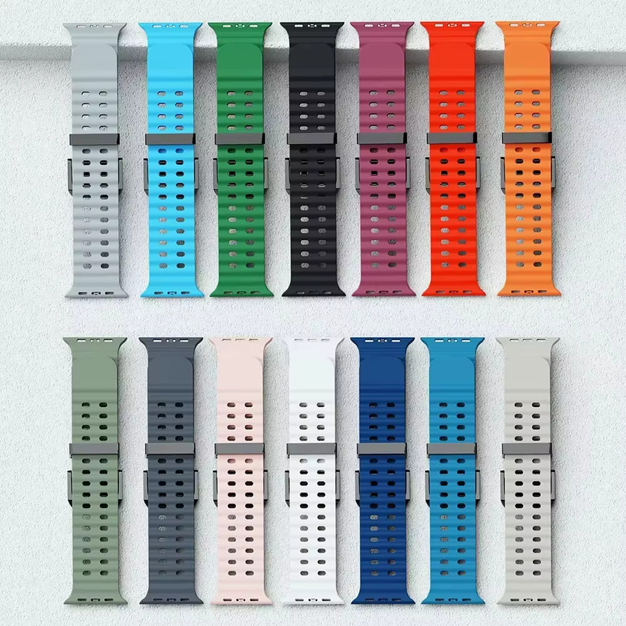 Uhrenarmband Silikon, Bunt, Unisex - Bild 3