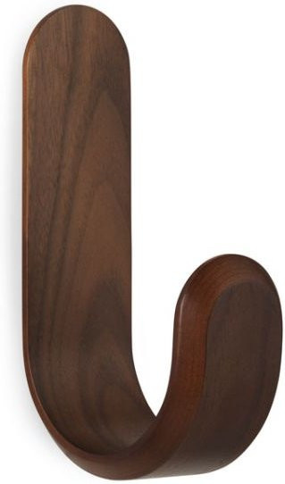 Normann Copenhagen Curve Wandhaken aus Holz in Braun - Bild 1