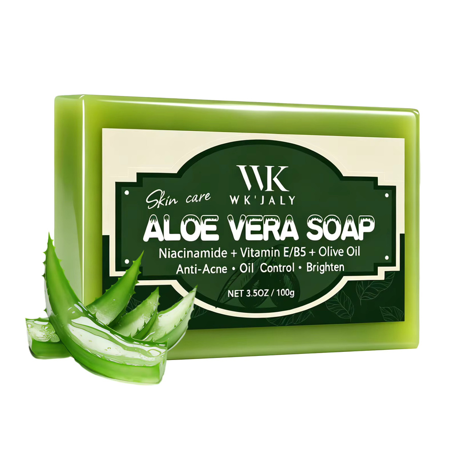WK JALY Aloe Vera Seife mit Vitamin E und Olivenöl, Gesicht und Körper - Bild 5