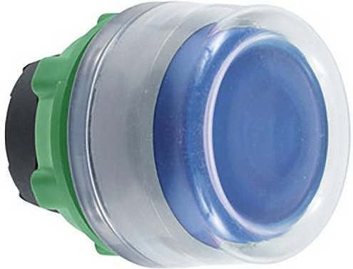 Schneider Electric ZB5APA6C0 Drucktaster-Frontelement aus Kunststoff in Blau und Grau - Bild 1