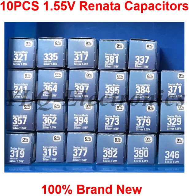 Renata Uhrenbatterie Set, 10 Teile, Schweizer - Bild 1