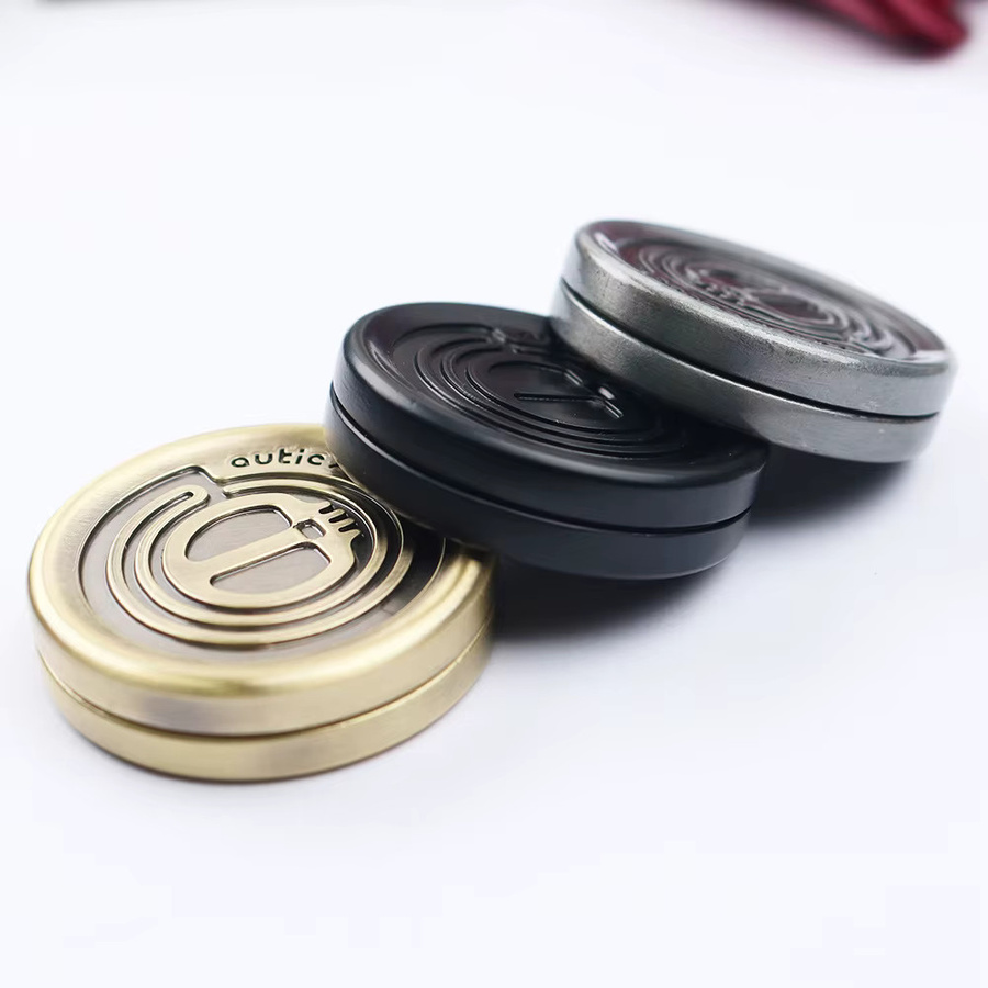 soulbao Devil Style Milk Cap Metall EDC Fidget Toy, Magnetische Haptische Münze, mit Glatter Klickfunktion - Bild 2