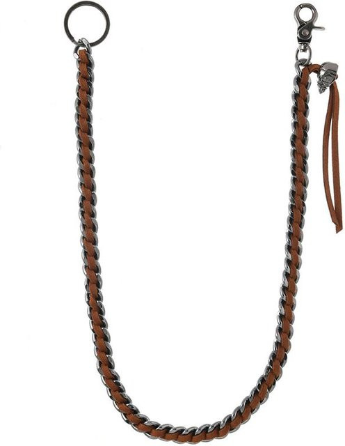 YIRAN Geldbörsenkette Metall, Schwarz, Unisex - Bild 1