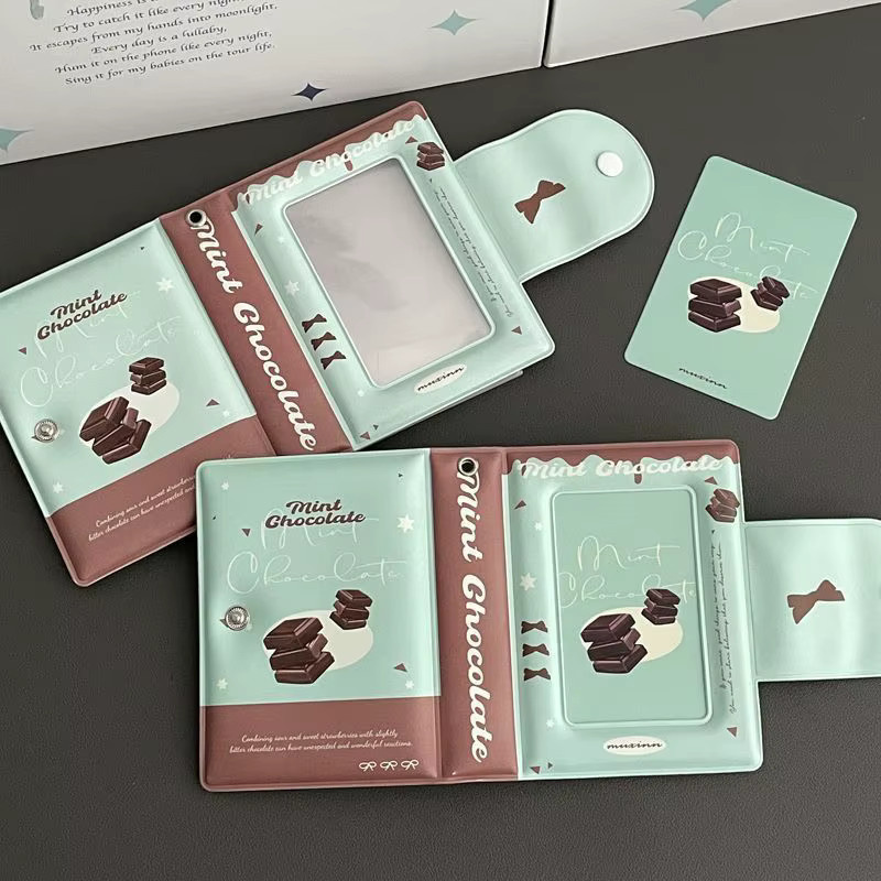 WHPHous Tragbare PVC Kartenaufbewahrungstasche mit einem Fach für Fotos und Karten, Breite: 7,6 cm - Bild 2