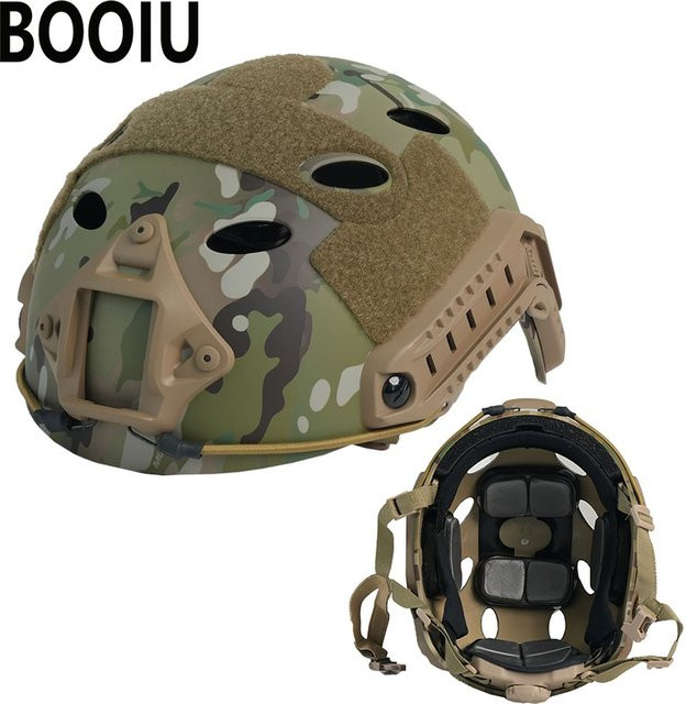 BOOIU Militärhelm, Tarnung, Armee Helm, Kopfschutzausrüstung - Bild 1
