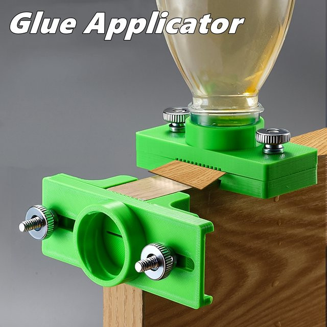 NIUXIANG Multifunktionales Kantenanleim-Werkzeug zur Holzbearbeitung in Grün mit einstellbarem Kleber-Applikator und Limiter - Bild 1