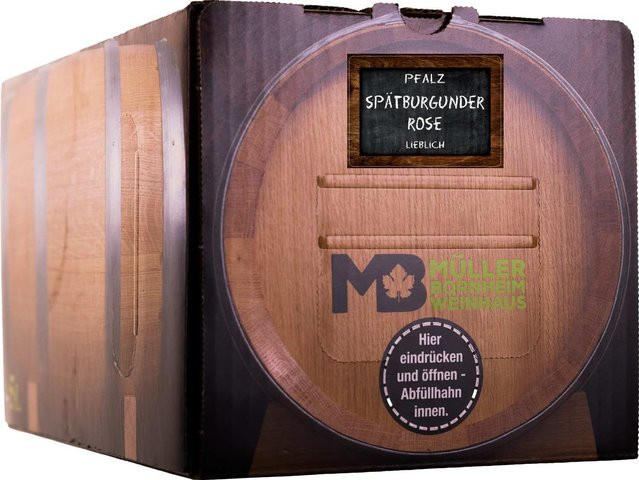 Weinhaus Müller Bornheim, Spätburgunder, Roséwein, lieblich, 5 l - Bild 1