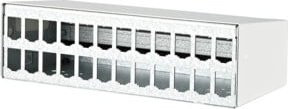 BTR NETCOM AP-Gehäuse 2x12Port rws in Weiß - Bild 1
