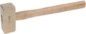 KS Tools BRONZEplus Fäustel aus Messing mit Hickorystiel, 2000 g - Bild 1
