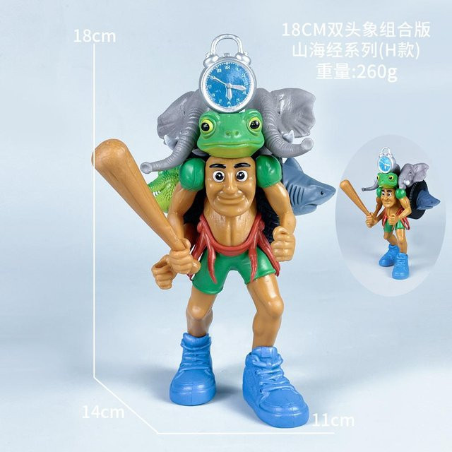 Yiran toy 1 Italienisches Gehirnfäule Monster Fusion Edition Anime Actionfigur, 18cm, ab 14 Jahre - Bild 1