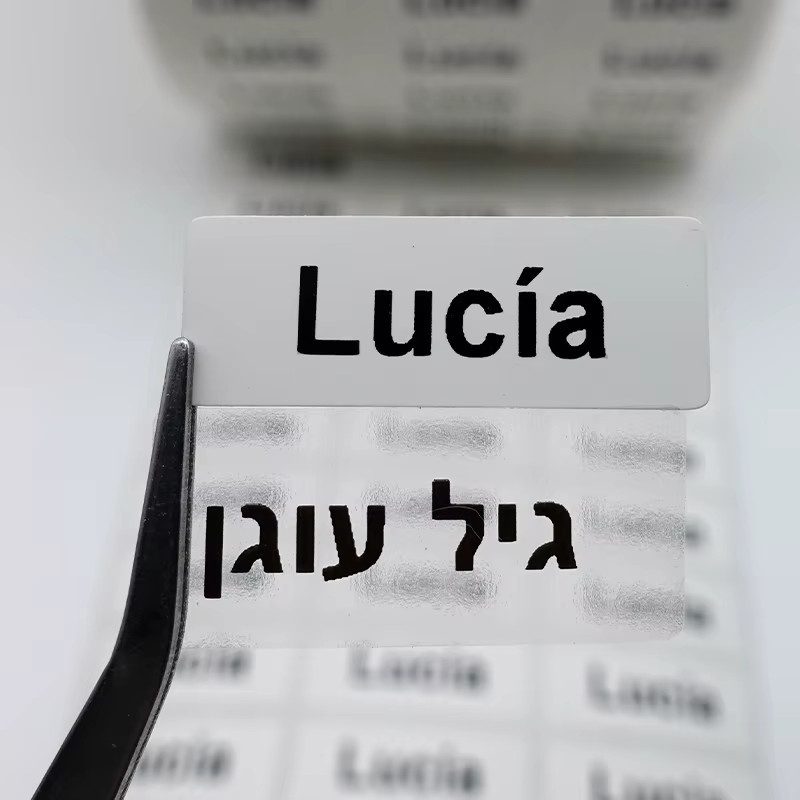 120 Stück personalisierte Namensaufkleber im Kawaii-Design, wasserfeste transparente Etiketten mit Vornamen für Schule und Schreibwaren - Bild 2