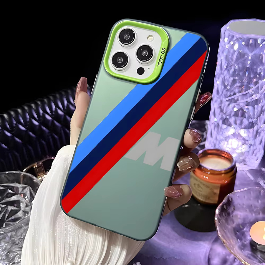 Sturzsichere Handyhülle in Luxus-Auto-Optik für iPhone 17 16 15 14 13 12 11 Pro Max von Potdemiel in Multicolour - Bild 3