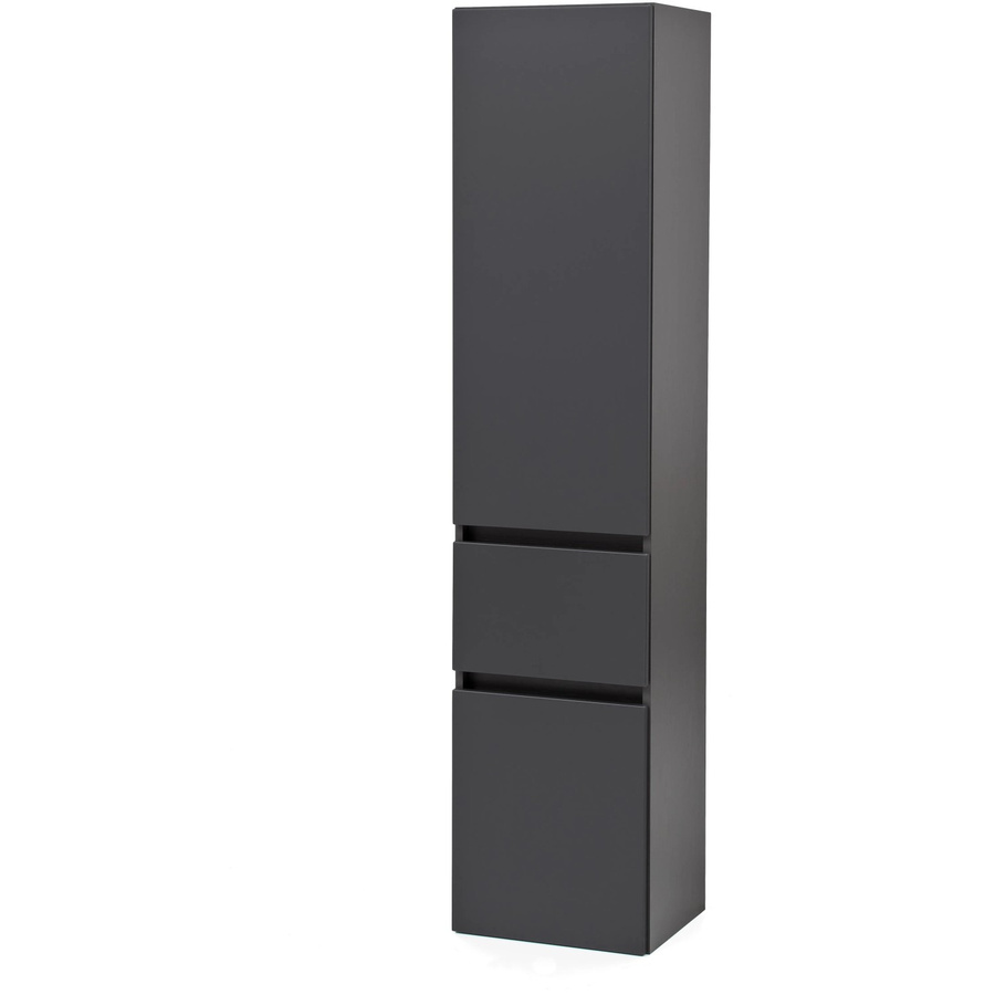 Held Möbel Hochschrank Salerno matt Grau-Graphitgrau B/T/H: 40 x 1 x 180 cm - Bild 2