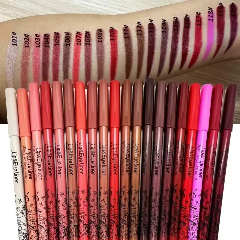 Mattierter Lipliner, 20 Farben, Damen - Bild 3
