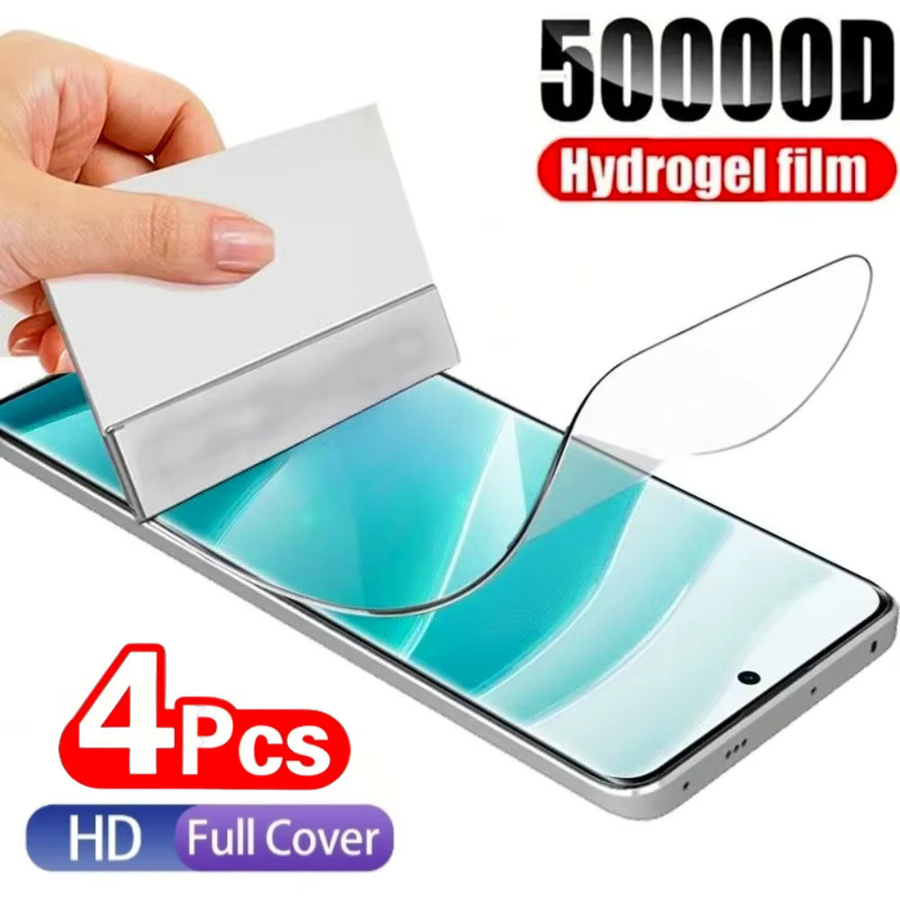 4er-Pack Xiaomi Hydrogel-Displayschutzfolien Transparent für Redmi Note 14 13 12 Pro Plus 14S 12S 11S 15C 14C 14R 13C 12C 10A 9A - Bild 2