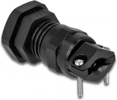 Delock 60351 Adapter aus Metall und Kunststoff in Schwarz - Bild 1