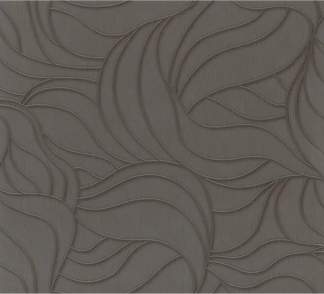 Marburg Vliestapete Botanisches Blattmuster Braun Modern FSC Non-Woven Breite: 0,70 m, Länge: 10,05 m - Bild 1