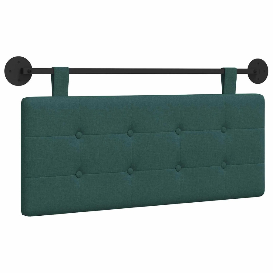 vidaXL Wandmontierte Hängematte aus Stoff in Petrol mit Holzrahmen, B/T/H: 110 x 55 x 55 cm - Bild 2