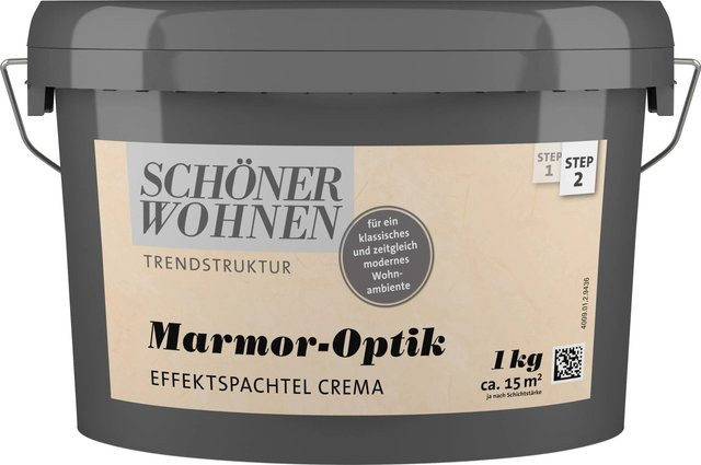 Schöner Wohnen Marmor-Optik Effektspachtel Crema Beige - Bild 1